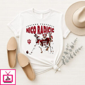 Nicolas Radicic Indiana Hoosiers Illustrated T-Shirt