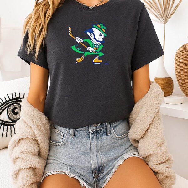 Notre Dame Hockey Leprechaun Irish T-Shirt