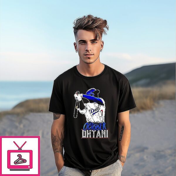 October Ohtani Shohei Ohtani La Dodgers Paint T-Shirt