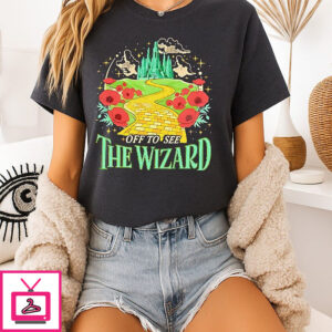 Off To See The Wizard Cartoon T-Shirt