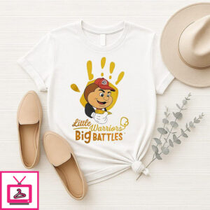 Ohio State Buckeyes Little Warriors Big Battles T-Shirt