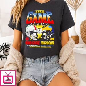 Ohio State Buckeyes Vs Michigan Wolverines The Game Football Rivalry 2025 T-Shirt