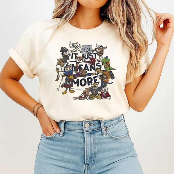 Ole Miss Sec Little Legends It Just Means More Mascots T-Shirt