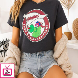 Philadelphia Phillies 1980 World Champions Mascot T-Shirt