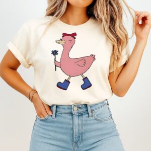 Pink Duck Funny T-Shirt