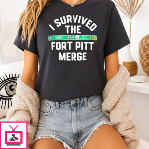 Pittsburgh I Survived The Fort Pitt Merge T-Shirt