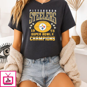 Pittsburgh Steelers 1975 Super Bowl X Champions T-Shirt