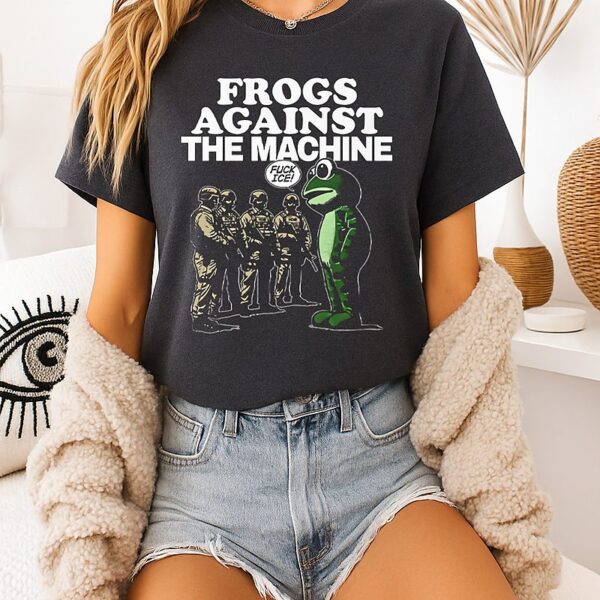Portland Frogs Against The Machine T-Shirt