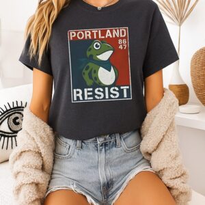 Portland Resist 8647 Frog T-Shirt