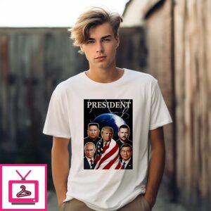 Presidents Global Trump Putin Zelenskyy Kim Jong-Un Xi Jinping T-Shirt