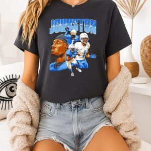 Quentin Johnston Los Angeles Chargers Collage T-Shirt