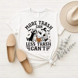 Raccoon And Opossum More Trash Can Less Trash Can’t Halloween T-Shirt
