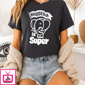 Rhodesia Is Super Cartoon T-Shirt