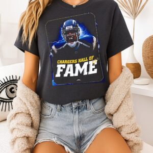 Rooney Harrison San Diego Chargers Football Chargers Hall Of Fame Signature T-Shirt