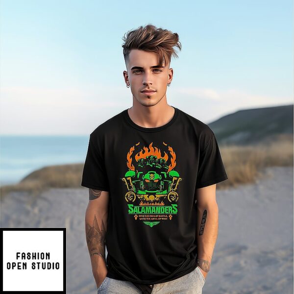 Salamanders Fires Of Battle T-Shirt