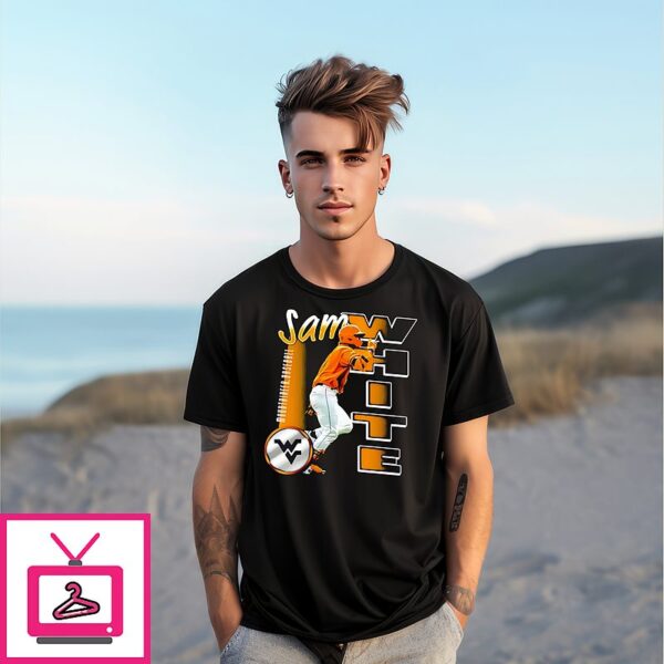 Sam White West Virginia Mountaineers Illustrated T-Shirt