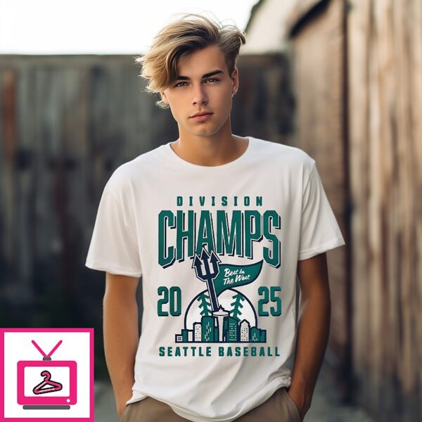 Seattle Baseball 2025 Division Champs T-Shirt