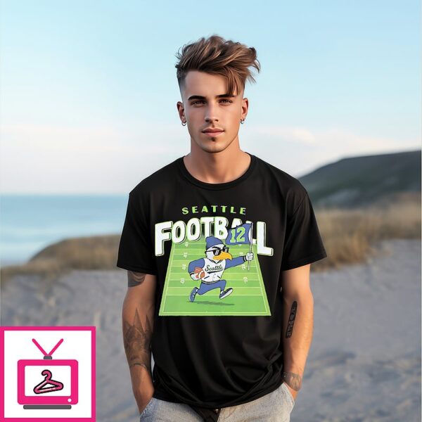 Seattle Football Mascot Stadium 2025 T-Shirt