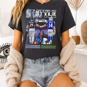 Seattle Mariners And Seahawks Releigh Darnolo T-Shirt