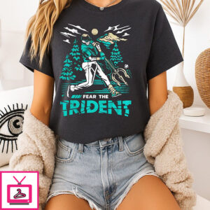 Seattle Mariners Fear The Trident Skeleton T-Shirt