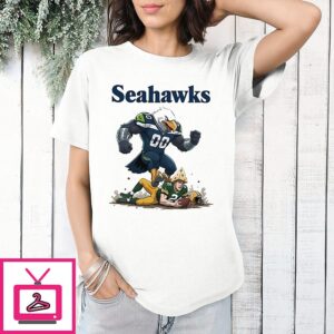 Seattle Seahawks Beat Green Bay Packers Mascot T-Shirt