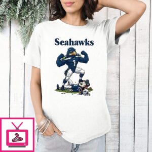 Seattle Seahawks Beat New England Patriots Mascot T-Shirt