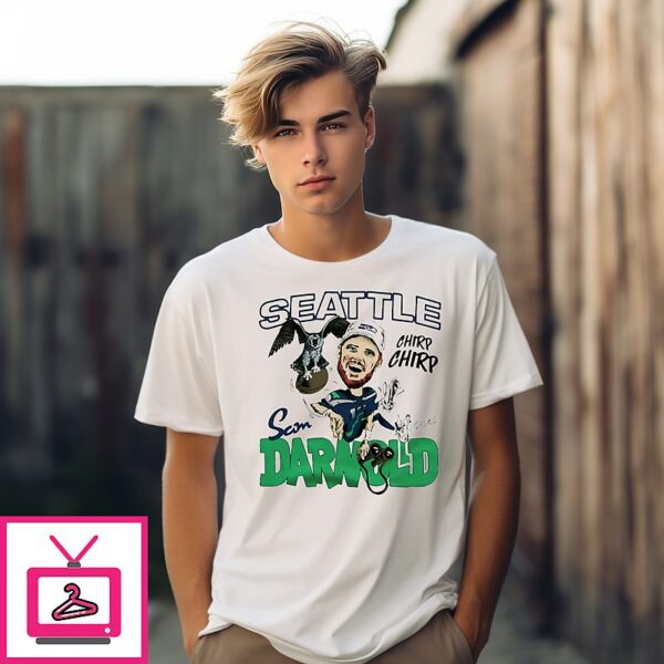 Seattle Seahawks Superstar Sam Darnold Caricature T-Shirt