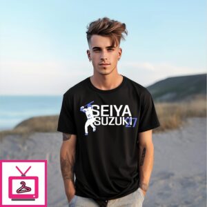 Seiya Suzuki 27 Chicago Cubs Baseball Player Swing T-Shirt