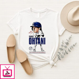 Shohei Ohtani Los Angeles Dodgers Caricature 2025 T-Shirt