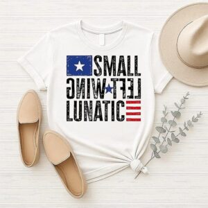 Small Left Wing Lunatic Flag T-Shirt