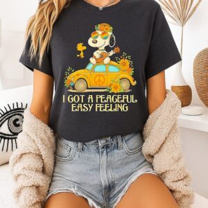 Snoopy And Woodstock I Got A Peacefull Easy Feeling T-Shirt