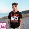 Sophi Randall Illinois Volleyball Illustrated T-Shirt