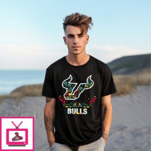 South Florida Bulls Football Dia De Los Muertos T-Shirt