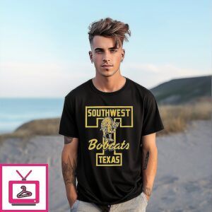Southwest Texas Bobcats Vintage Logo T-Shirt
