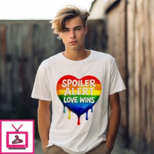 Spoiler Alert Love Wins Lgbtq Heart T-Shirt