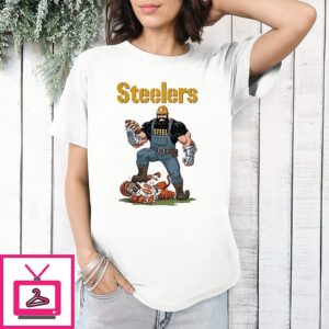 Steely Mcbeam Pittsburgh Steelers Vs Cincinnati Bengals Mascot T-Shirt