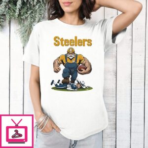 Steely Mcbeam Pittsburgh Steelers Vs Dallas Cowboys Mascot T-Shirt
