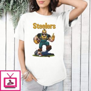 Steely Mcbeam Pittsburgh Steelers Vs New England Patriots Mascot T-Shirt
