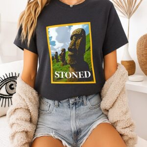 Stoned Moai Easter Island T-Shirt