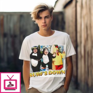 Surf’s Down Surfing Down Syndrome Meme T-Shirt