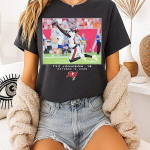 Tampa Bay Buccaneers Tez Johnson NFL Flash Features Week 6 T-Shirt