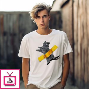 Tape Cat funny T-Shirt