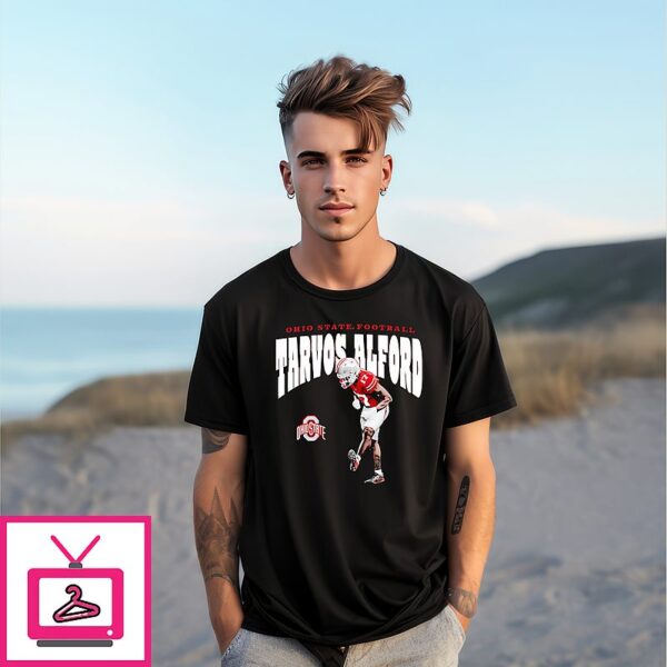 Tarvos Alford Ohio State Buckeyes Illustrated T-Shirt