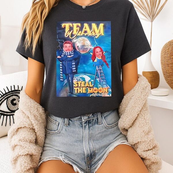 Team Warrky Steal The Moon Glitterball T-Shirt