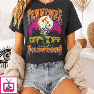 Tennessee Volunteers Helmet Halloween 2025 T-Shirt