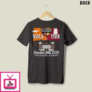 Tennessee Vs Alabama Third Saturday October 18th 2025 T-Shirt