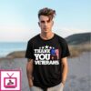 Thank You Veterans 2025 USA Flag T-Shirt