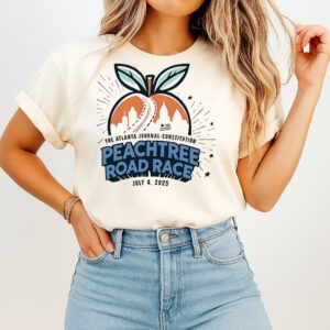The Atlanta Journal-Constitution Peachtree Road Race 2025 T-Shirt