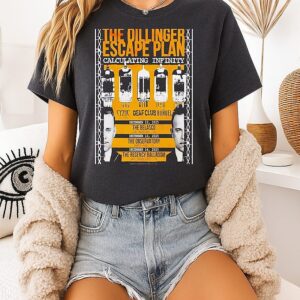 The Dillinger Escape Plan Ca December 12-14 2025 Poster T-Shirt
