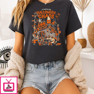 The Monster Gang Halloween Chaos Hell Mart 666 Art T-Shirt